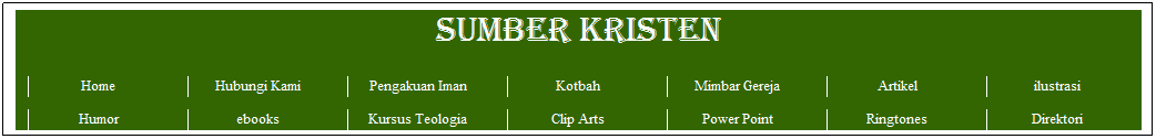 Text Box: Sumber Kristen
              + add link
 
